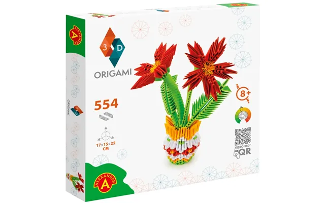 Origami 3d - Blomsterkrukke