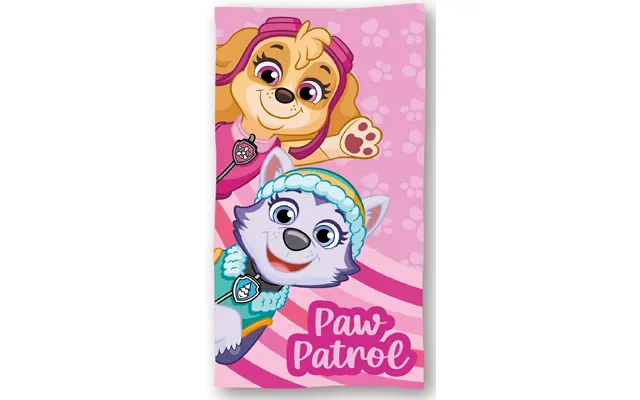 Paw Patrol Pink Badehåndklæde 70 X 140 Cm