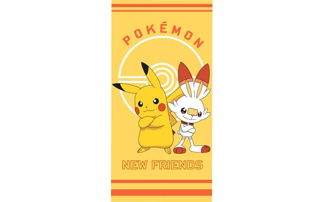 Pokemon New Friends Badehåndklæde - 100 Procent Bomuld