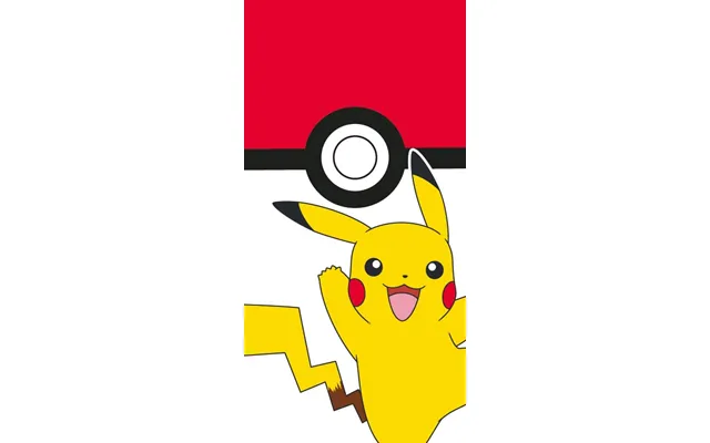 Pokemon Pikachu Badehåndklæde - 100 Procent Bomuld