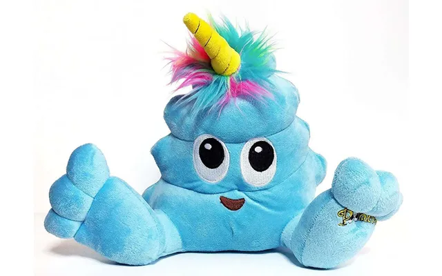 Poo-nicorns 25,5 Cm Bamse - Blå