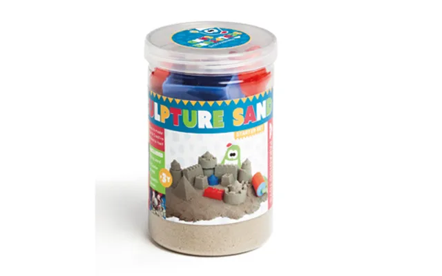 Sandskulpturer 500 G Formbart Legesand Med Forme