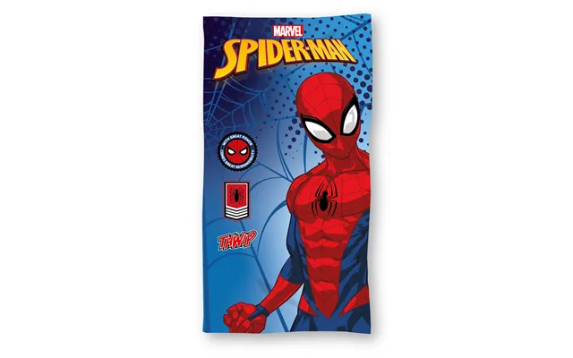 Spiderman Badehåndklæde 70 X 140 Cm - 100 Procent Bomuld