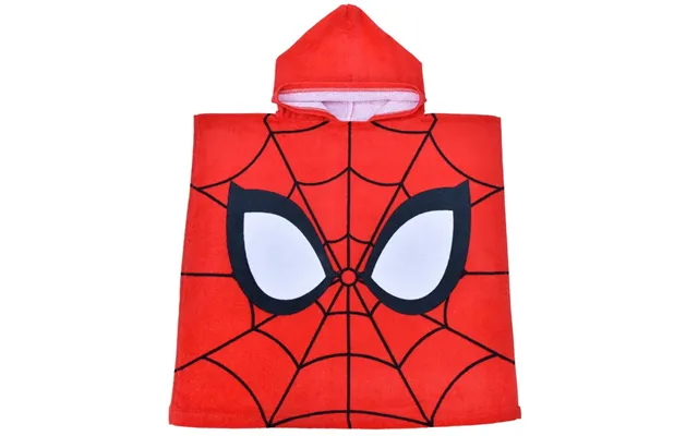 Spiderman Poncho Badehåndklæde Med Hætte