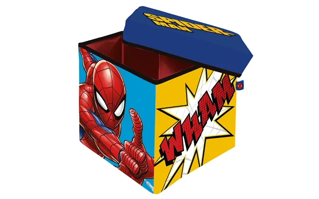 Spiderman Skammel Med Opbevaring Sammenklappelig
