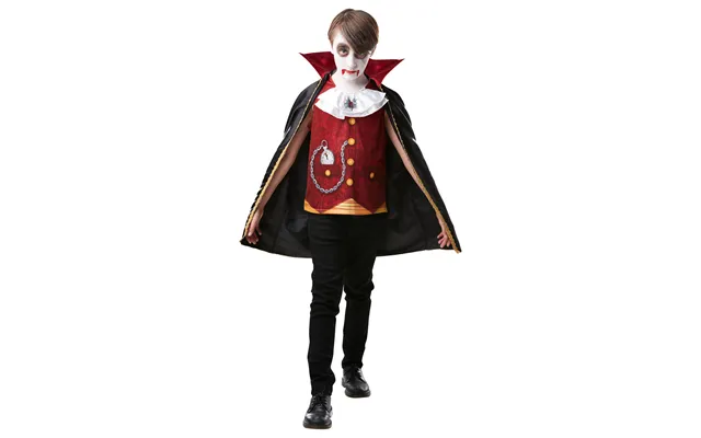 Vampyr Vest Og Kappe Til Halloween