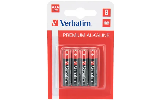 Verbatim 4 Stk Aaa Batterier