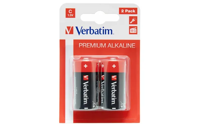Verbatim C Batteri 2 Stk. Lr14