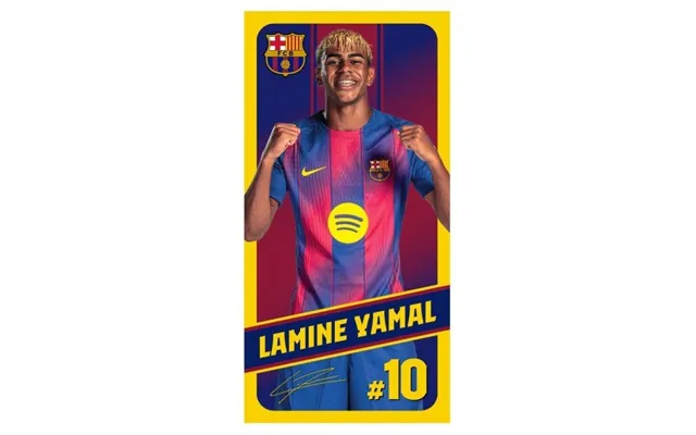 Fc Barcelona Towel - Lamine Yamal 10-one-size