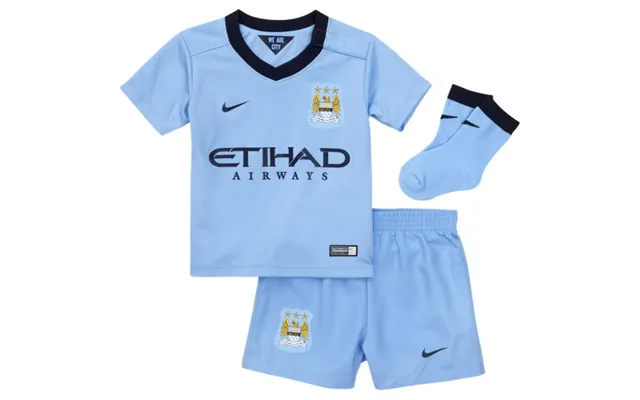 Manchester City Home Kit Infants 2014 15 - Baby-3-6 Mdr 62-68 Cm