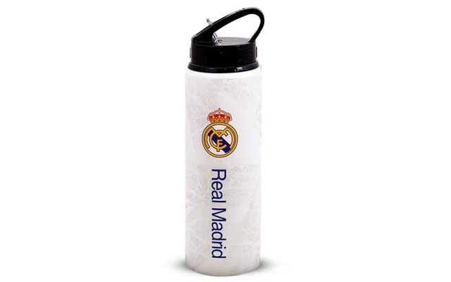 Real Madrid Alu Drinks Bottle - Rm Logo
