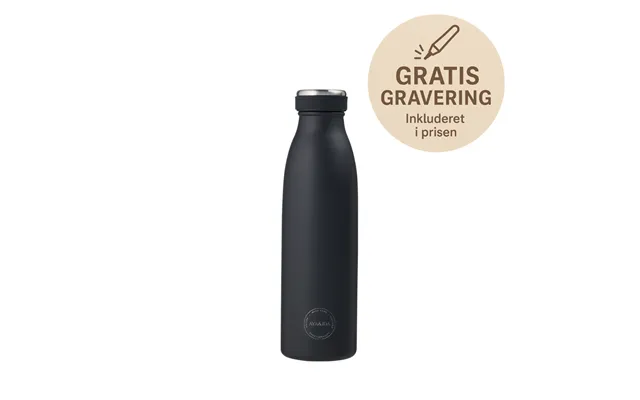 Drikkeflaske 500 Ml - Matte Black