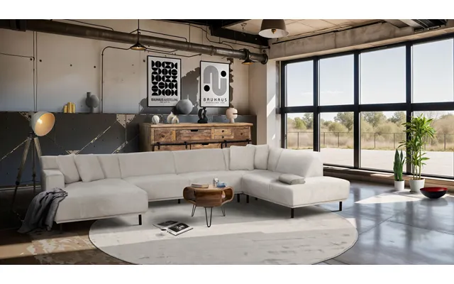 Kent U-sofa Fløjl