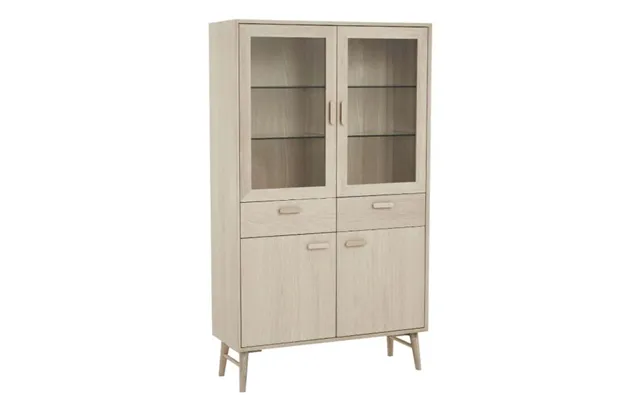 Furnhouse Porto Vitrine Egetræs Finér 110x40x187cm