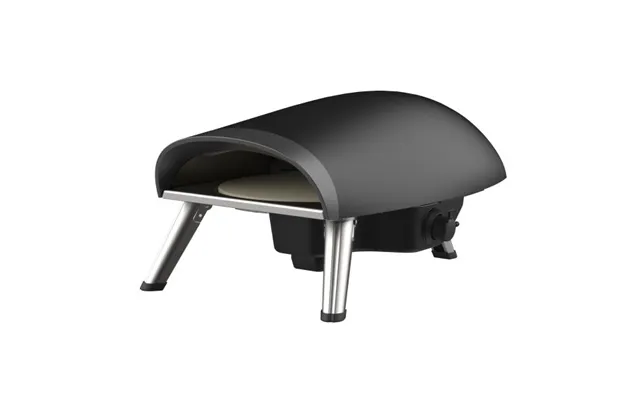 Heatus Pizzaovn Til Gas 12 Med Rotation Sort 64x41,5x32,5cm