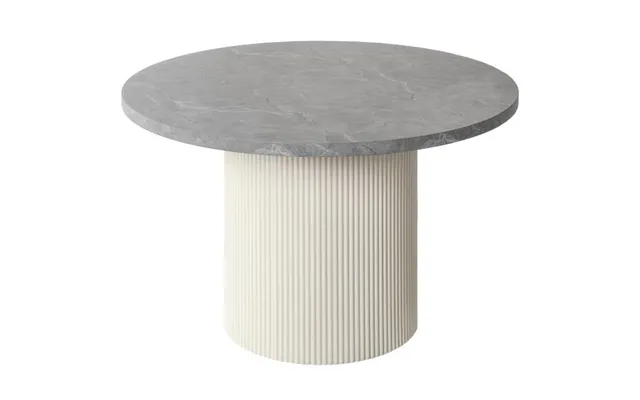 Homeville Leon Hvid Grå Ø120x75cm Ø120x75cm