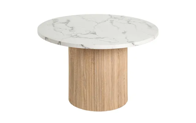 Homeville Leon Natur Hvid Ø120x75cm Ø120x75cm