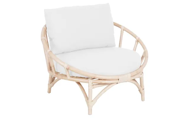Homeville Muscat 1 Pers. Loungestol Med Hvid Hynde 98x98x70cm