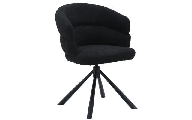 Homeville Nellie Med Drejefunktion Sort 62,5x61,5x84cm
