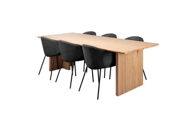 Homeville Terni Natur Felicia Suede Sort