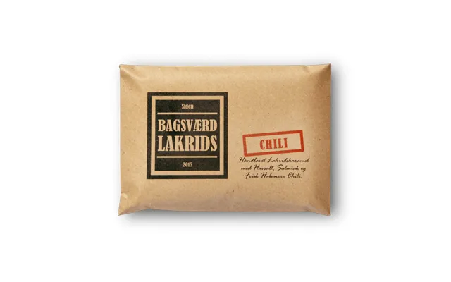 Bagsværd Lakrids Chili Håndlavet - 160 Gram