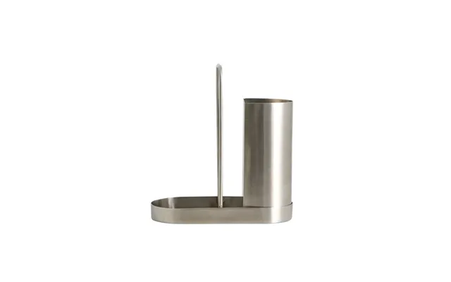Børste Og Sæbeholder Kaki Chrome Finish - Nordal