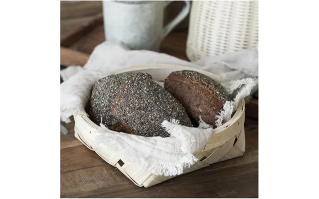 Brødkurv Af Spåner Rund - Ib Laursen Dia 22 Cm