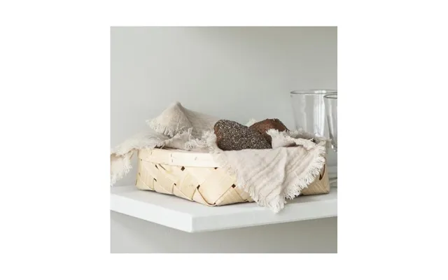 Brødkurv Af Spåner Rund - Ib Laursen Dia 28 Cm