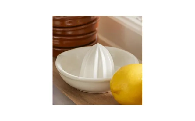 Citronpresser Af Hvid Porcelæn - Ib Laursen