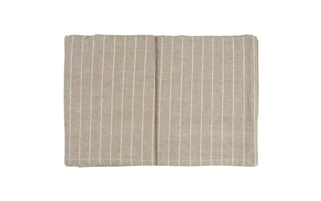Dug Rustik Malva M Smalle Beige Striber - Ib Laursen 150x250