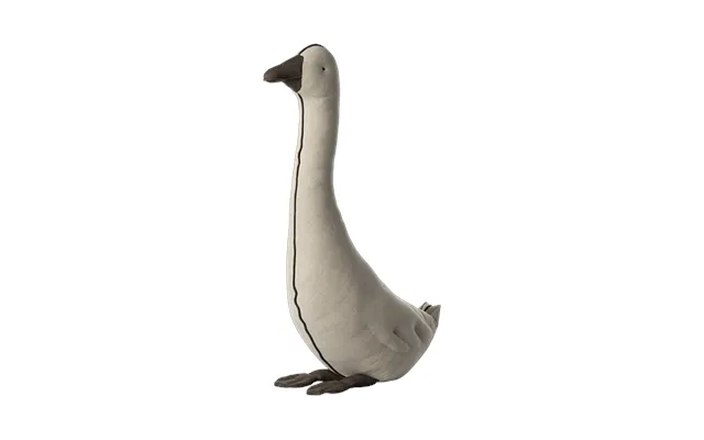 Gås Natur M Brune Syninger - Maileg H 55 Cm