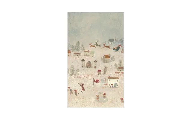 Gavepapir Santa Is Coming - Maileg 10 Mtr.
