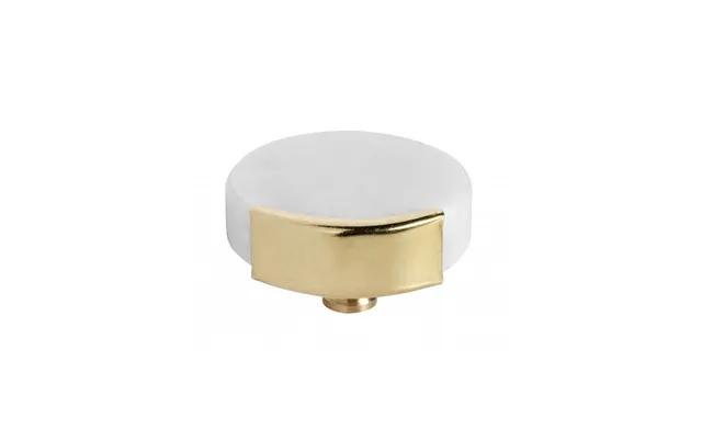 Greb Knage M Marmor Circle & Guld Finish - Nordal