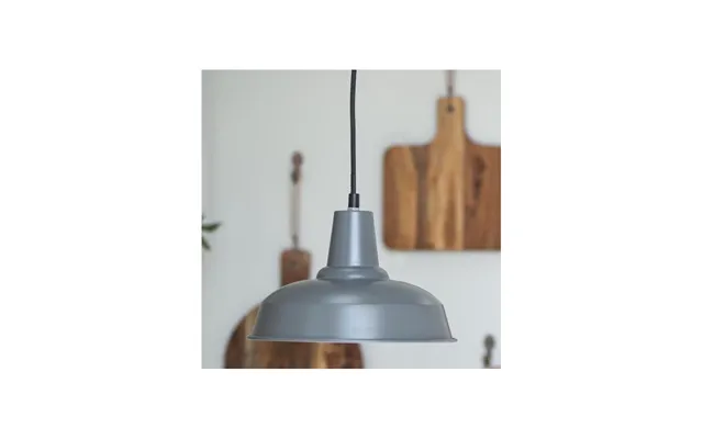 Hængelampe Metal Grå - Ib Laursen Dia 25,5 Cm