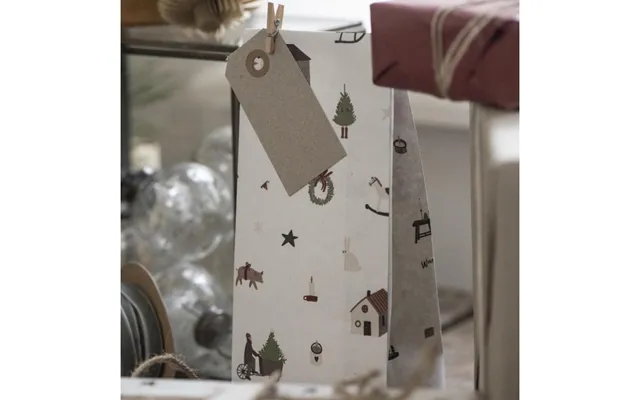 Klodsbundspose M Julemotiver - Ib Laursen