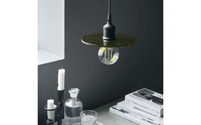 Loftslampe Hover Grøn Glasskærm - House Doctor