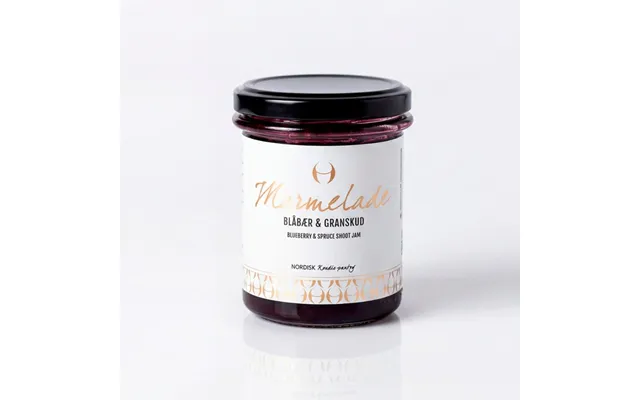 Marmelade M Blåbær Og Granskud 212 Ml - Nordisk