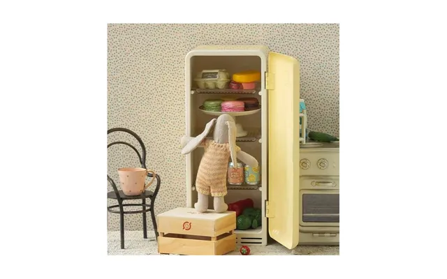 Miniature Køleskab Gul - Maileg