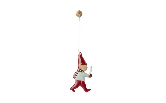 Nisse M Stearinlys Metalornament - Maileg