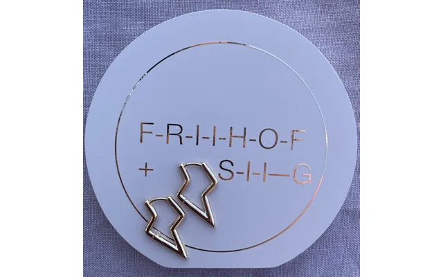 Øreringe Friihof Siig - Gold Lyn