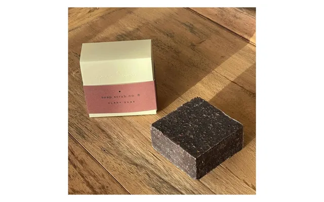 Sæbe Scrub Nr. 8 Clary Sage - Amalie Rosalie Ca. 100 Gram