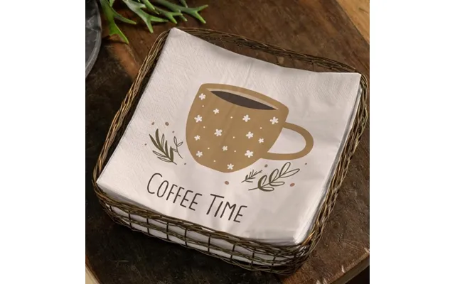 Servietter M En Kop Kaffe & Coffee Time - Ib Laursen 20 Stk.