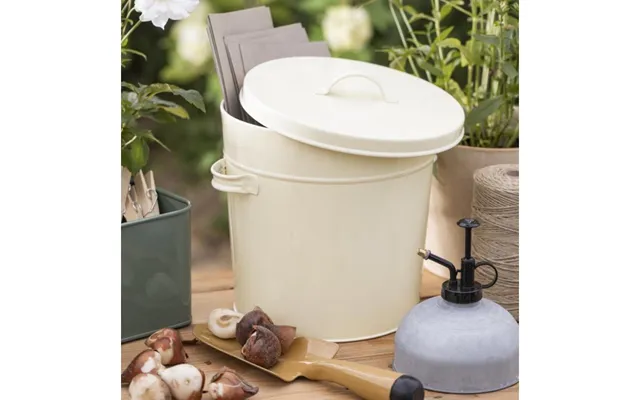 Spand M Låg Cremefarvet 5 Ltr - Ib Laursen