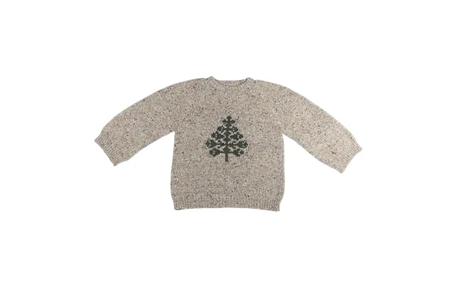 Strikket Sweater M Juletræ T Børn Str. 5-6 År - Maileg