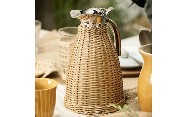 Termokande M Brun Polyrattan Flet - Ib Laursen