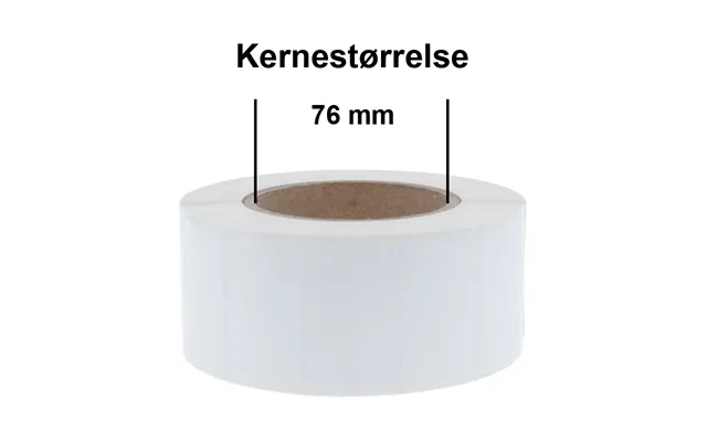 105mm X 74mm - Hvid Vinyl