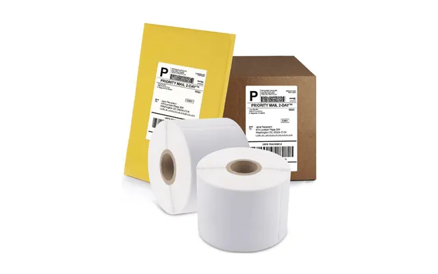 Pakkelabels Top 102mm X 192mm - 400 Stk. Pr. Rulle