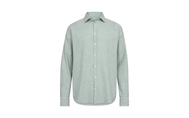 Linen Blend Shirt L S Modern Fit