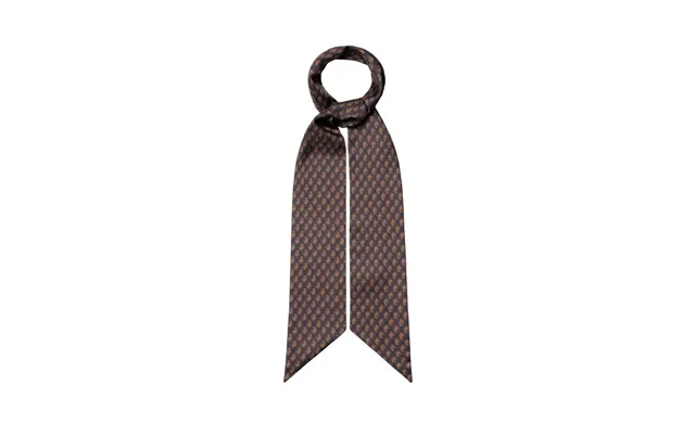 Printed Twill Dyed Silk Tie Scarf