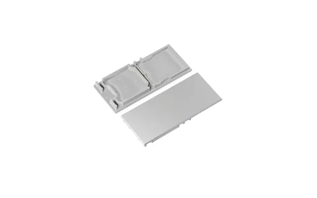 1 Stk. Endestykke Combo30-01a-e9 - Sølvfarvet